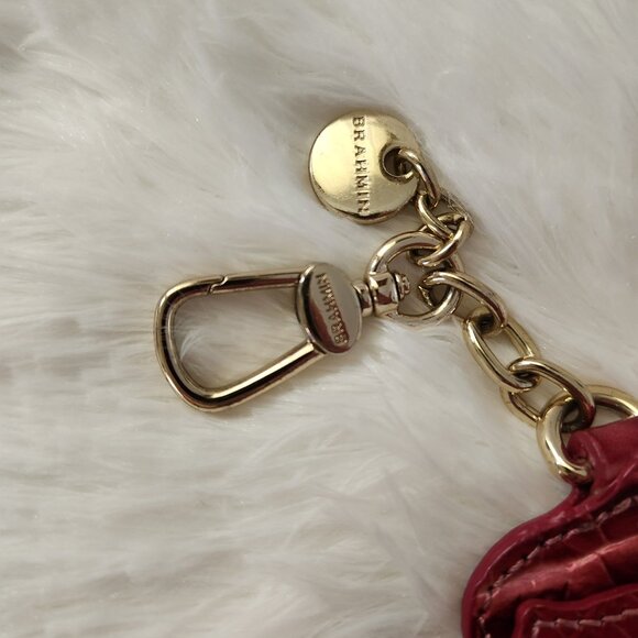 Brahmin Lotus Levan Charm Key Fob RARE Magnolia - Picture 4 of 4